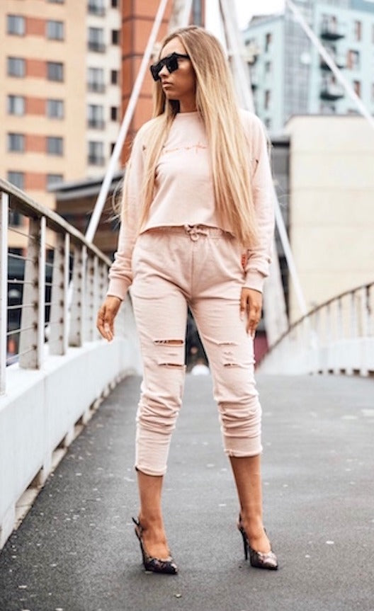 Distressed Style tracksuit