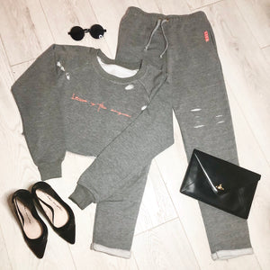 Distressed Style tracksuit